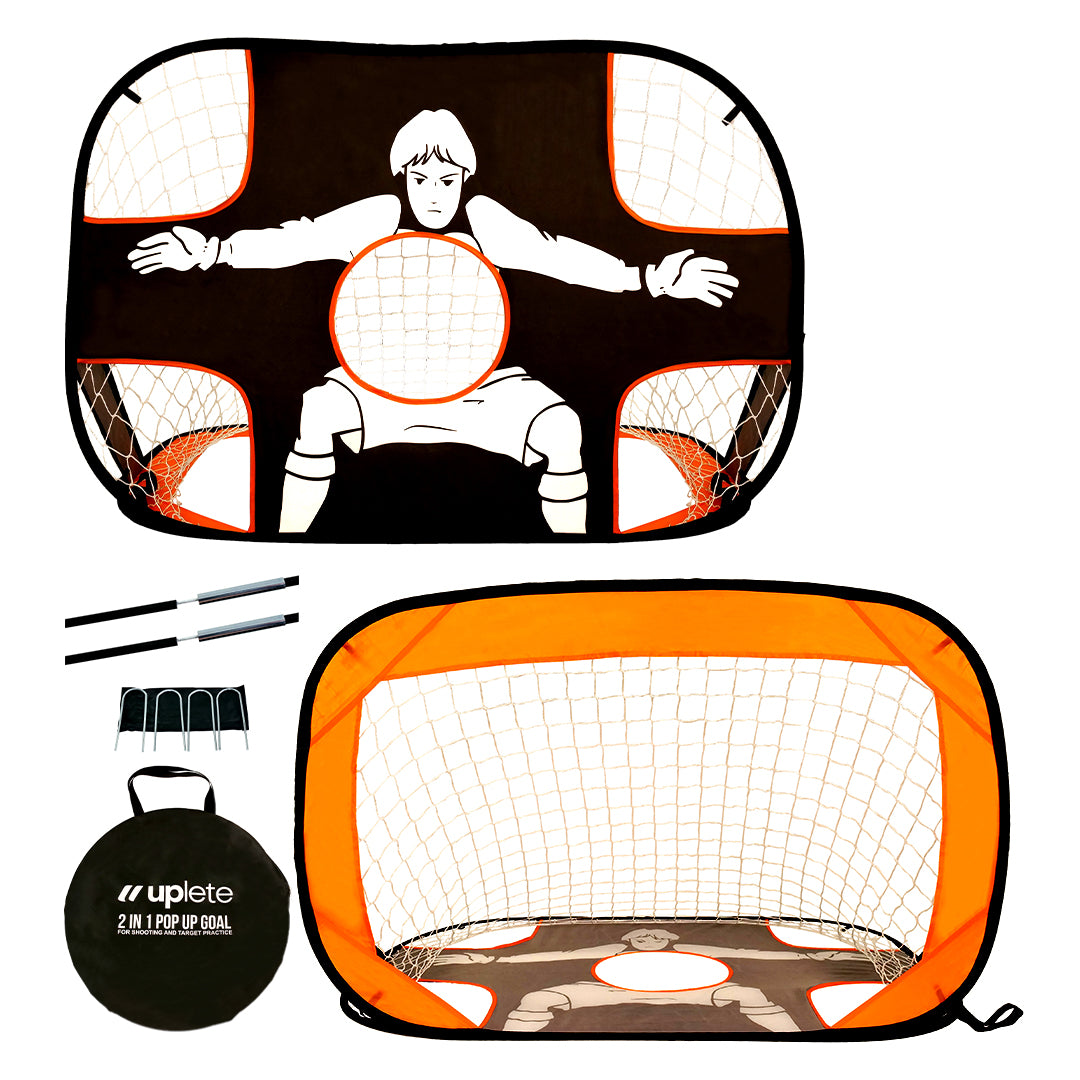 2-in-1 Portable Kids’ Soccer Goal – Durable, Foldable & Easy To Set Up