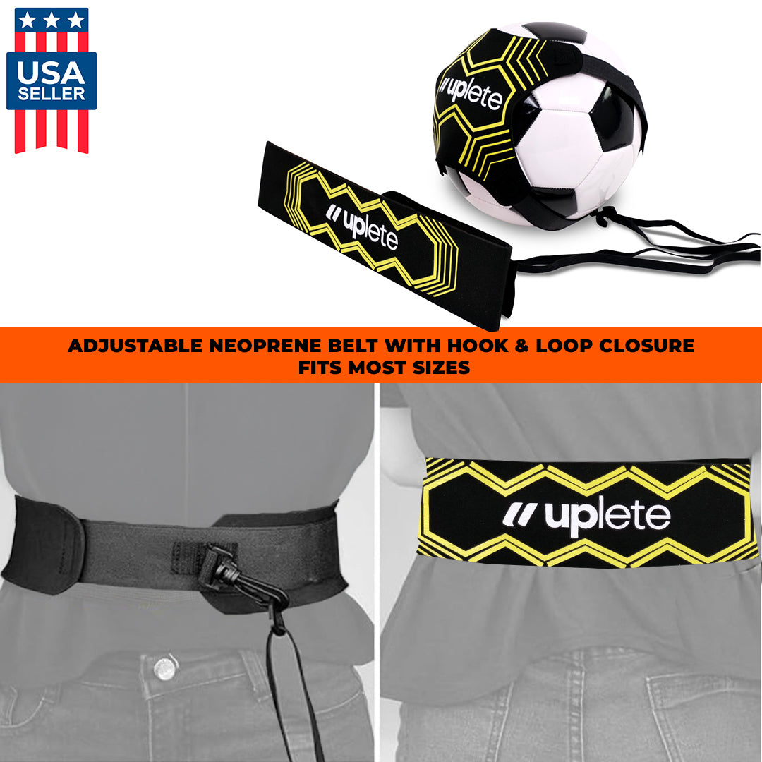 Solo Soccer Trainer – Adjustable Rebound Belt for Passing, Shooting & Juggling | All Skill Levels