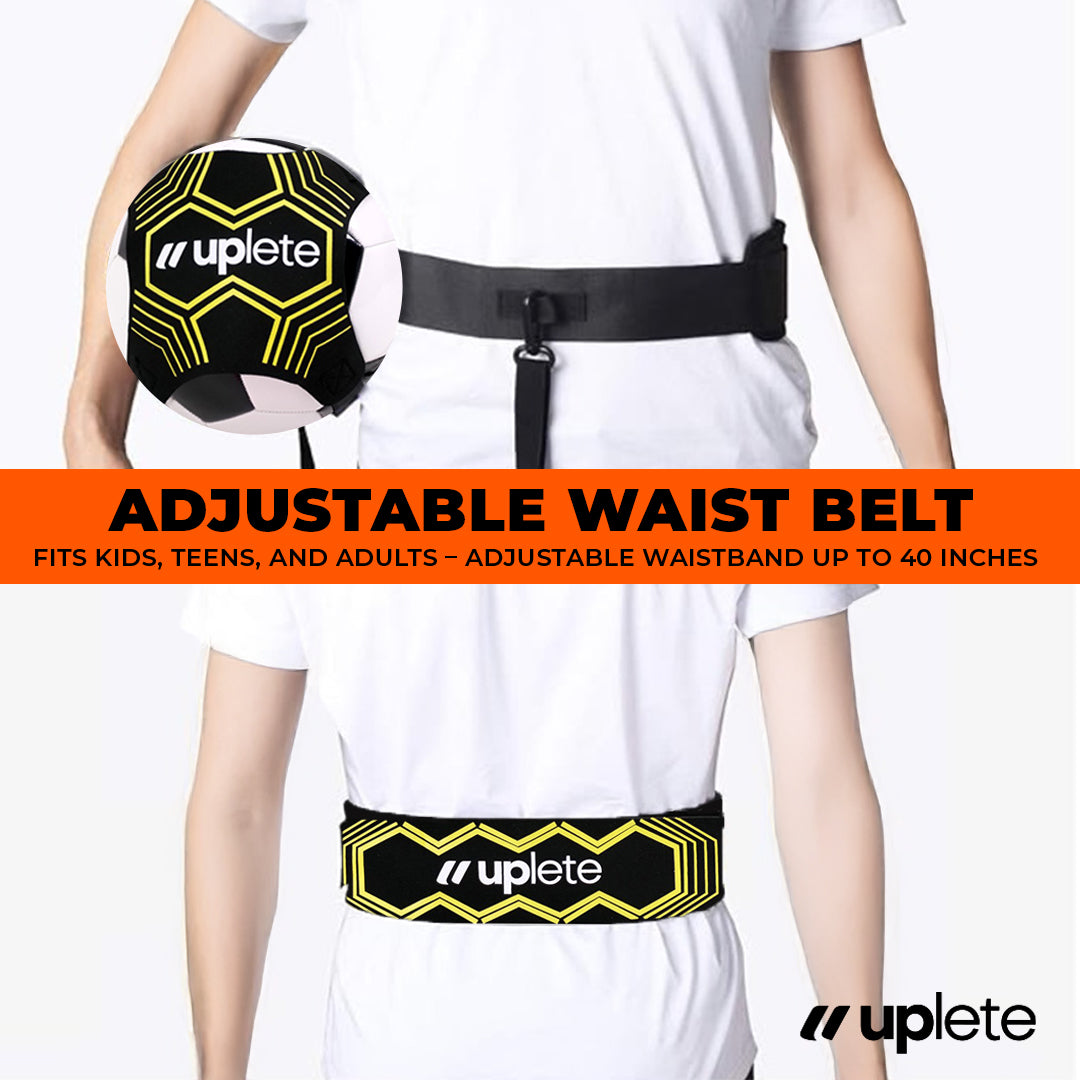 Solo Soccer Trainer – Adjustable Rebound Belt for Passing, Shooting & Juggling | All Skill Levels